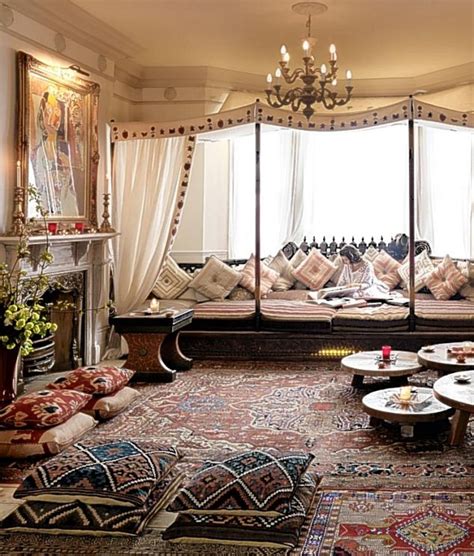 Moroccan Interior Design Incorporating Patterns And Shapes