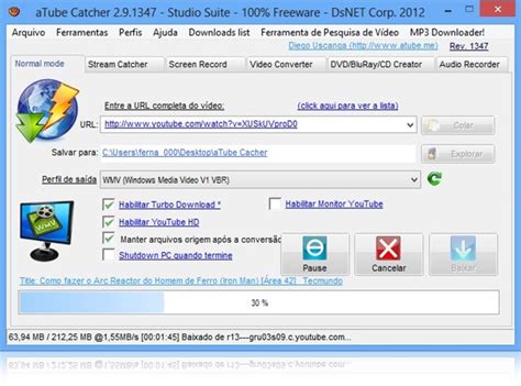 Conversor do youtube para mp3 do freemake procura apenas músicas de alta qualidade. aTube Catcher Download to Windows em Português Grátis