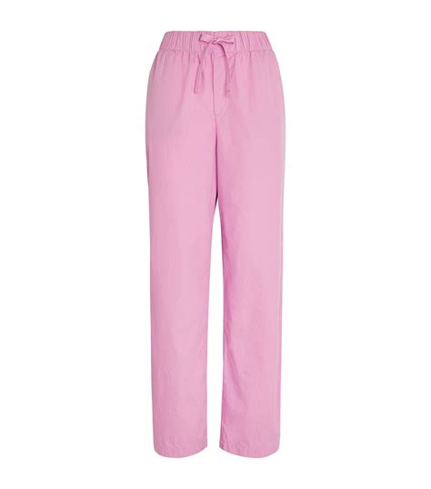 Tekla Pink Cotton Pyjama Bottoms Harrods Uk