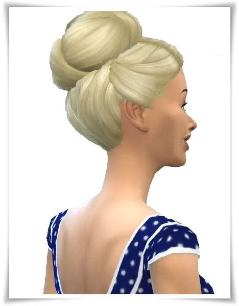 Birksches Sims Blog Come On Bun Hair Sims 4 Hairs