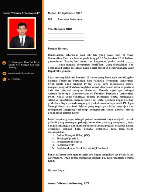 Jalan sultan agung no 25 makasar. Contoh Surat Lamaran Kerja Di Pt Perkebunan Kelapa Sawit ...