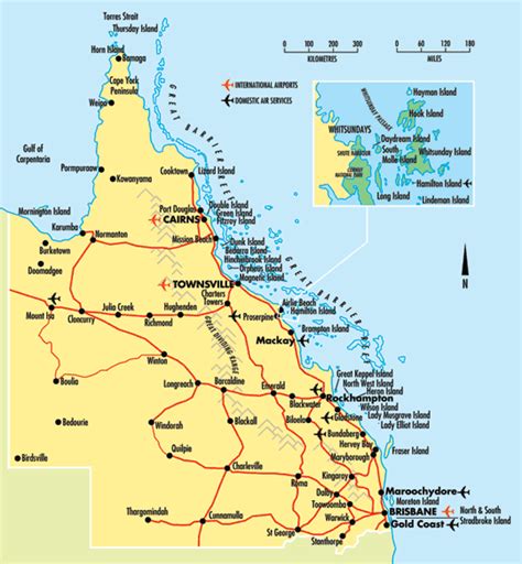 Map Of Queensland At Au