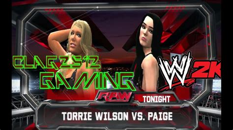 Wwe 2k14 Torrie Wilson Vs Paige Youtube