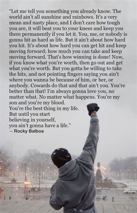 Rocky Quote Rocky Balboa Quotes Rocky Quotes Inspirational Quotes