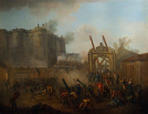 Jean Baptiste Lallemand La Prise De La Bastille Le 14 Juillet 1789