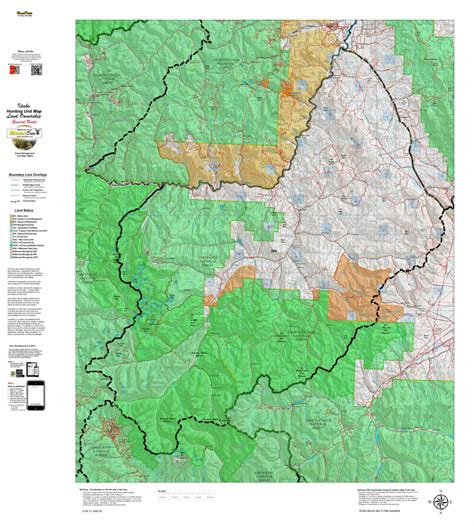 Idaho General Unit 36a Land Ownership Map Map By Idaho Huntdata Llc