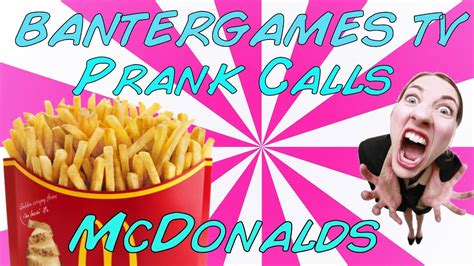 Funny Mcdonalds Prank Call I Cant See Through The Phone Youtube