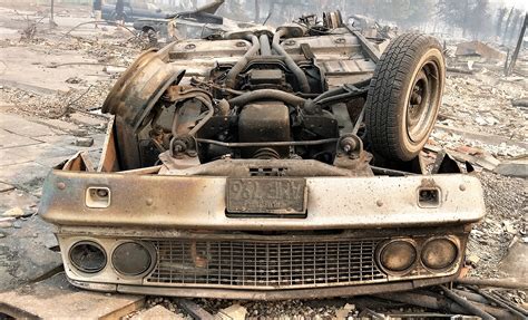 Classic Cars Burned In California Fires Add To The Devastation