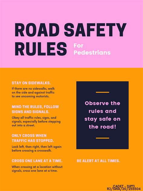 Road Safety Rules India Ncc