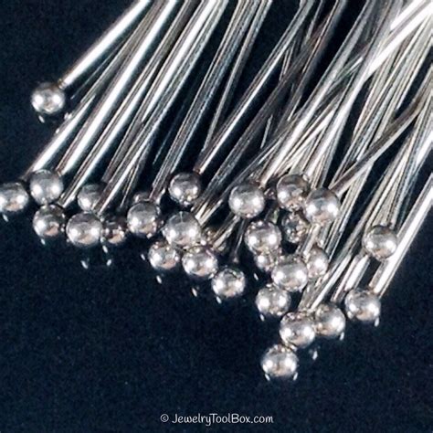 Stainless Steel Ballpins 50 Pieces Ball End Headpins 30mm Etsy