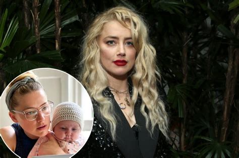 Amber Heard Is Both The Mom And The Dad For Baby Oonagh