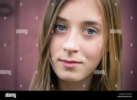 Blonde Girl With Blue Eyes Hi Res Stock Photography And Images Alamy