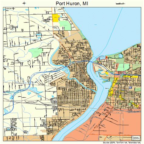 St Clair County Mi Map Maping Resources