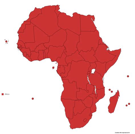 Mapa De África Mapas Individuais Dos 54 Países