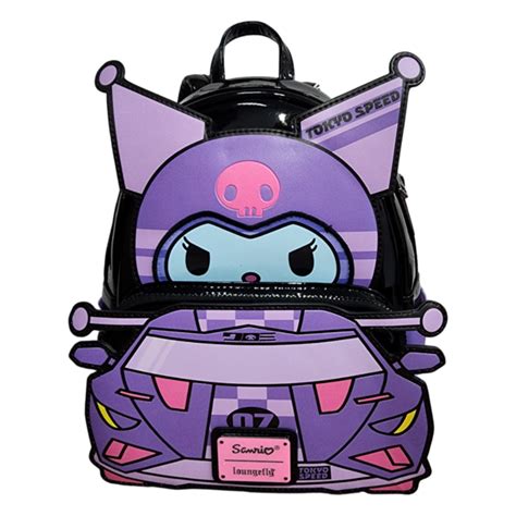 Sanrio Kuromi Tokyo Speed Cosplay 10 Faux Leather Mini Backpack By