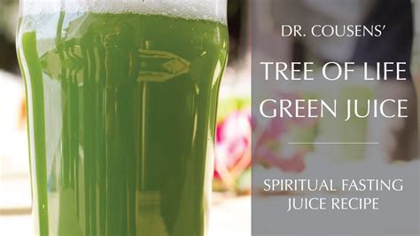 Dr Cousens Green Juice Recipe A How To Juice Explanation With Tree