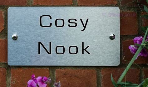 Cosy Nook Funny House Name Sign Plaque Ideal Housewarming T