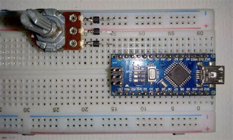 Arduino Potentio Indicator Uses Led Matrix Max7219 4 Steps