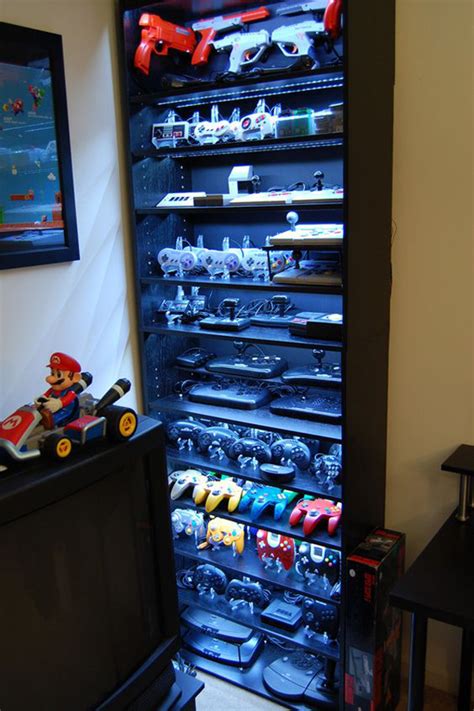 I show off my diy home video arcade cabinet, the dreamcade. 15 Cool Ways To Video Game Controller Storage | HomeMydesign