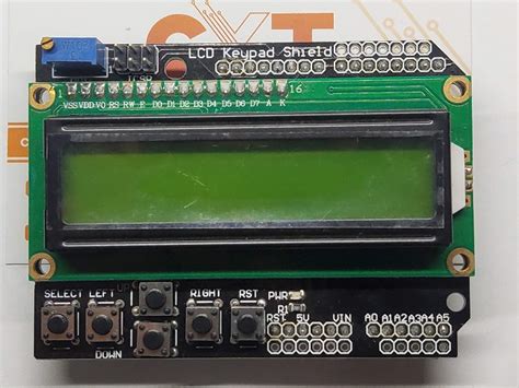 Lcd Keypad Shield For Arduino Sku Dfr0009 - CXT.VN – Từ ý tưởng đến sản phẩm - LCD KeyPad Shield Arduino (SKU: DFR0009)