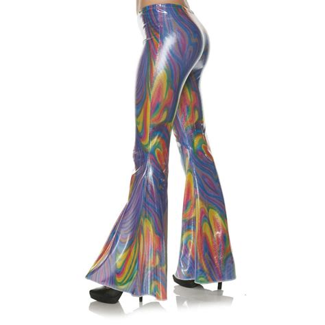 Swirl 70s Womens Adult Disco Costume Bell Bottoms Pants Xs Walmart