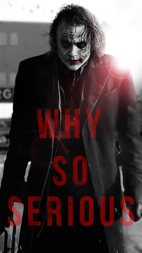 Why So Serious Joker Wallpaper Coclay