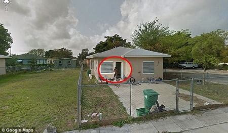 Google Street Views Captures Na K Ed Miami Lady On Her Front Doorstep