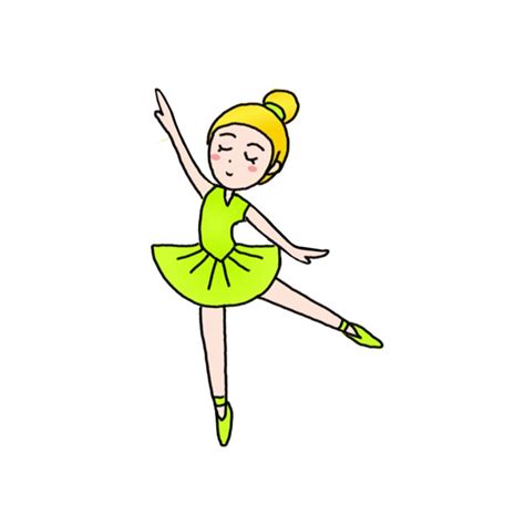 How To Draw A Dancing Girl Step By Step Easy Drawing Guides Drawing