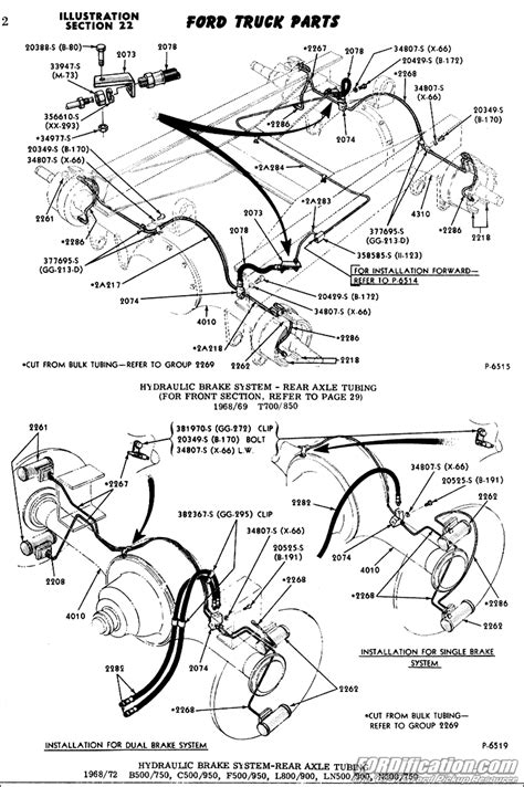 Ford Truck Technical Drawings And Schematics Section B Brake