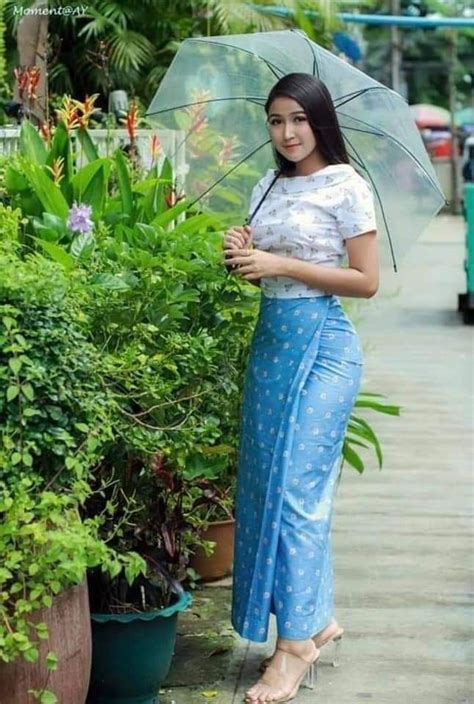 pin on myanmar lady