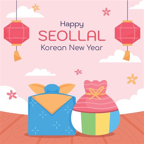 Happy Seollal Korean New Year 16266614 Vector Art At Vecteezy
