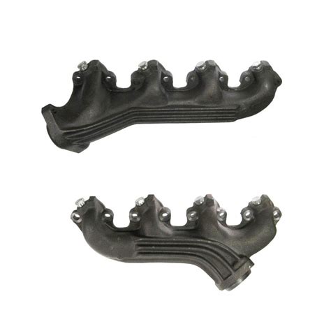 Exhaust Manifolds Pair Set For 75 87 Ford F Series Pickup Truck E