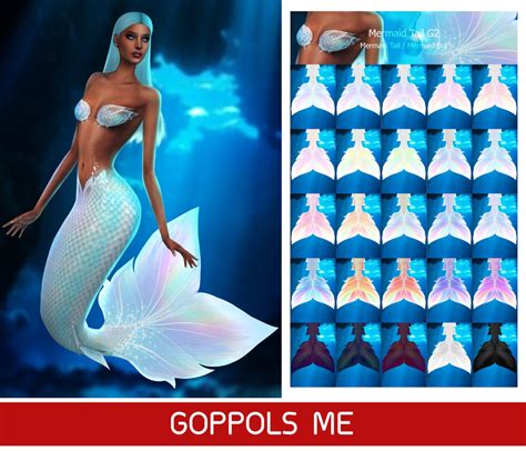 Pin On Sims 4 Mermaids Cc