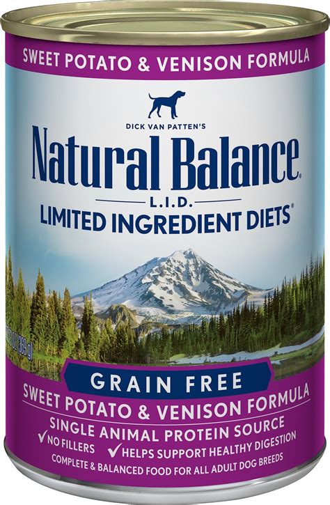 Natural Balance Lid Limited Ingredient Diets Sweet Potato And Venison