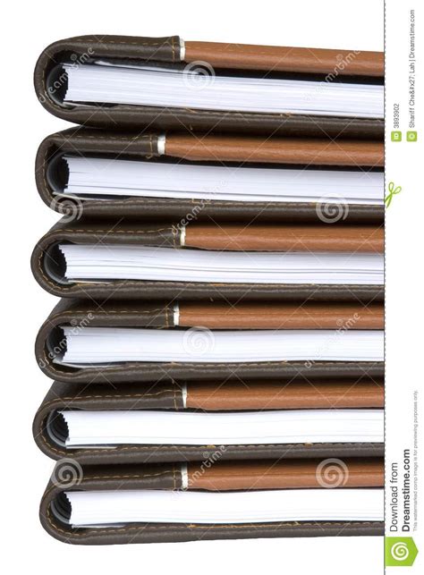 Stack Of Diaries Stock Photo Image Of Information Library 3893902