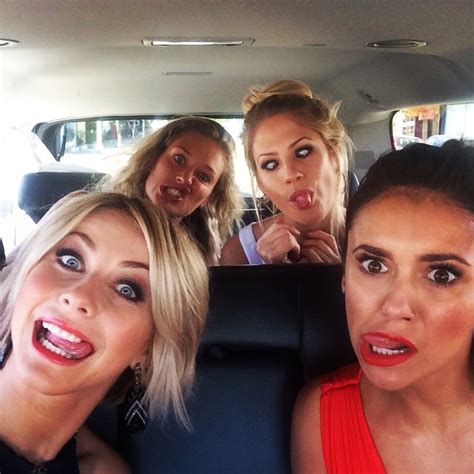 Julianne Hough And Nina Dobrev Made Funny Faces In The Car For A