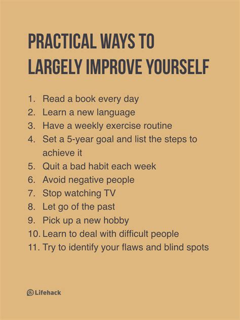 11 Practical Ways To Improve Yourself Quickly Motivacional Quotes Life