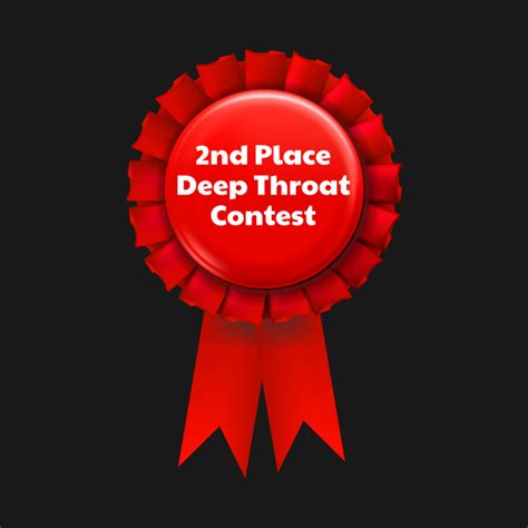 2nd place deep throat contest winner red ribbon hotwife swinger lifestyle deep throat t