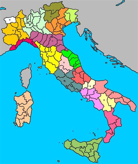 Mapa Interactivo De Italia Regiones Provincias Y Capitales My XXX Hot