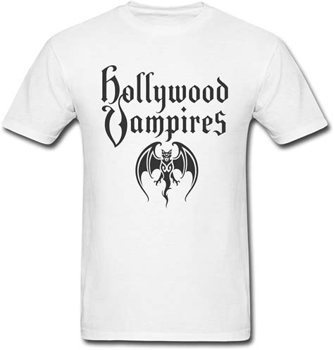 Sdakgf Mens Hollywood Vampires T Shirt S Clothing