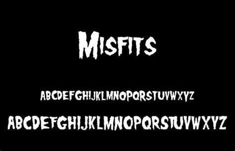 Misfits Font Free Download Fonts Monster