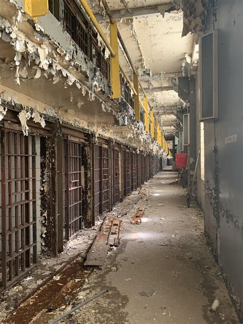 Cell Block From Old Joliet Prison Joliet Il Usa Joliet Prison Abandoned Prisons Abandoned