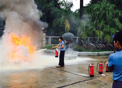 Contractor fire fighting system and fire extinguisher. April 28th is 'World Day for Safety & Health at Work ...