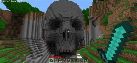 Пещера Minecraft Houses Minecraft Skull Minecraft Cottage