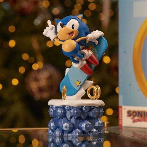 Sega Reveals Festive Buildable Sonic The Hedgehog Figure With Ice Cap