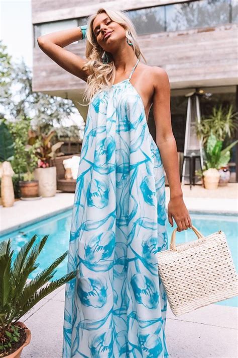 harbor island halter maxi in 2021 resort wear for women beach outfit dresses beachy dresses