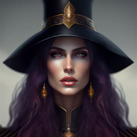 Lexica Evil Witch Witch Hat Powerful Dark Clothes Grace Flowing