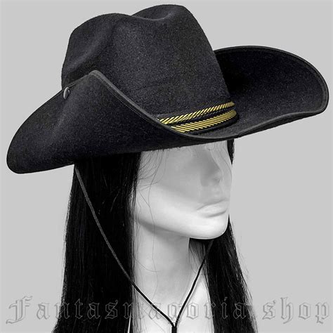 Black Felt Cowboy Hat