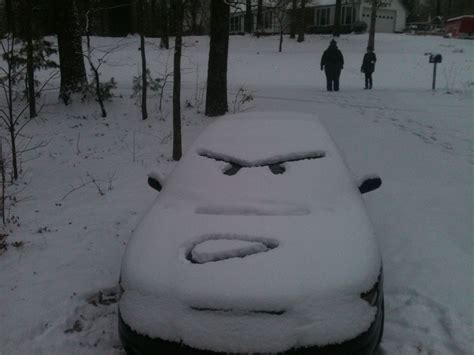 Pin On Snowy Car Face