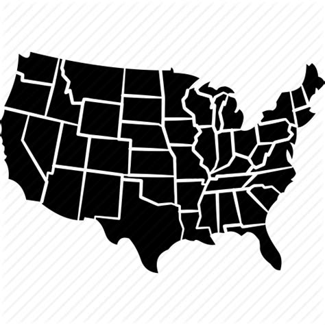 Usa Map Icon 30568 Free Icons Library